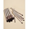 The magic boat 10 makeup brush sets, champagne, Kinsey, horse hair, eye shadow, brush, beauty tools, 10 pieces of powder.