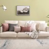Nordic velvet striped pillow cover light luxury European hotel sofa pillow back cushion back