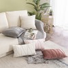 Nordic velvet striped pillow cover light luxury European hotel sofa pillow back cushion back