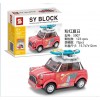 S brand 5005-5012Q version of car building block model small particles assembled and inserted children's toys gift gifts
