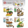 S brand 5005-5012Q version of car building block model small particles assembled and inserted children's toys gift gifts