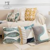 Ins cotton canvas chain embroidery pillow cover Nordic B & B living room sofa pillow cushion