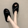 Furry slippers for women in autumn and winter in Europe and America