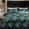 Bedding, European and American court jacquard series, three piece home textile set