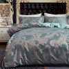 Bedding, European and American court jacquard series, three piece home textile set