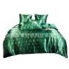 Bedding Satin little bee home textile quilt cover pillow cover three piece Quilt Set