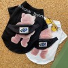 Pet clothes Chenery teddy bear firewood dog FaDu spring and summer backpack bear dog thin breathable T-shirt