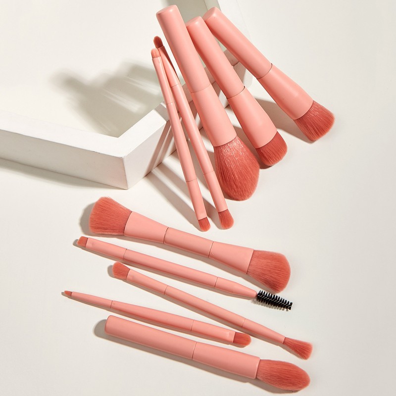 Baimeichuan 10 Makeup Brushes Set Princess powder 10 Makeup Brushes Set Beauty tools wood handle beauty brushes