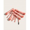 Baimeichuan 10 Makeup Brushes Set Princess powder 10 Makeup Brushes Set Beauty tools wood handle beauty brushes
