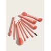 Baimeichuan 10 Makeup Brushes Set Princess powder 10 Makeup Brushes Set Beauty tools wood handle beauty brushes