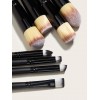 8 sets of makeup brush sets, three color dumb Black 8 Eye Shadow brushes, 8 cosmetic brushes.