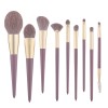 9 Huayang small purple potato makeup brush set loose powder brush beauty makeup tools