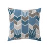 Nordic simple embroidered pillow cushion cotton canvas chain embroidered sofa seat pillow cover