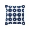 Nordic simple embroidered pillow cushion cotton canvas chain embroidered sofa seat pillow cover