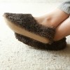 Lovers home cotton shoes, indoor confinement shoes, warm bag with plush slippers, women's winter