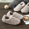 Lovers home cotton shoes, indoor confinement shoes, warm bag with plush slippers, women's winter
