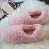 Lovers home cotton shoes, indoor confinement shoes, warm bag with plush slippers, women's winter
