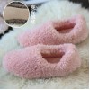 Lovers home cotton shoes, indoor confinement shoes, warm bag with plush slippers, women's winter