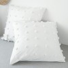 Bedding bedding craft solid color flower cut dot wool ball home textile three piece set
