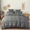Bedding bedding craft solid color flower cut dot wool ball home textile three piece set