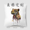 Nordic Dutch velvet digital printing pillow sofa cushion soft cloth pillow cover