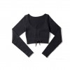 2021 seamless knitted outdoor long sleeve sports fitness suit women's Yoga suit 