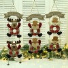 Christmas supplies Santa Claus Snowman elk door hanging decoration window hanging Christmas decorations