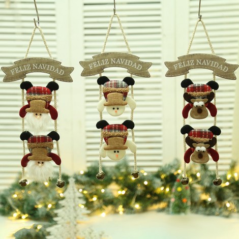 Christmas decorations faceless doll forest man pendant cartoon doll accessories Christmas tree pendant wholesale
