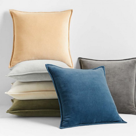 Nordic ins bonded velvet pillow case waist pillow sofa cushion cover home plush pillow case back pillow
