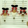 Christmas decorations Santa Claus Snowman elk bell door decoration window pendant Christmas decorations