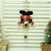 Christmas decorations Santa Claus Snowman elk bell door decoration window pendant Christmas decorations