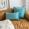 Wool ball cushion ns Nordic wool ball velvet pillow cover waist leaning against Dutch wool ball sofa pillow cover backrest