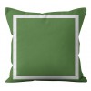 Green geometric pillowcase Nordic simple short plush pillowcase sofa living room decorative cushion cover