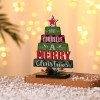 Christmas decorations Christmas tree modeling English letters desktop decorations party party decorations