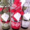 Christmas Day knitting garden goblin bottle set creative Christmas table decoration props