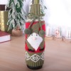 Christmas Day knitting garden goblin bottle set creative Christmas table decoration props