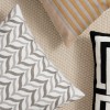 Nordic embroidered cotton canvas chain embroidered ins pillow cushion cover model room car sofa chair pillow