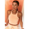 Lace up sports bra high waist seamless Fitness Yoga suit European and American Yoga long sleeve suit women 