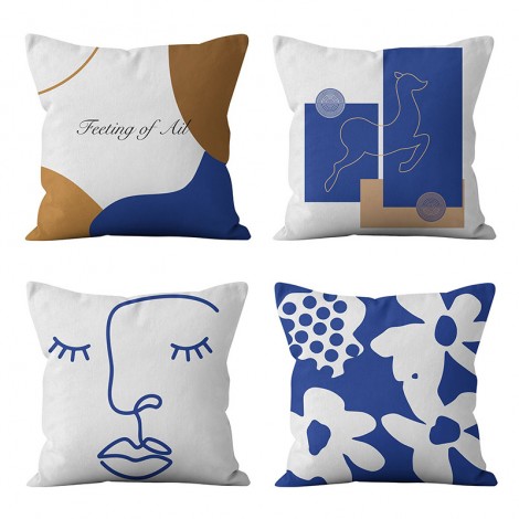 2021 Nordic style holding pillowcase geometric abstract home pillowcase customers decorate pillowcases through bedrooms