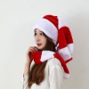 Christmas decorations 1.3m long adult Christmas Hat Plush Christmas Hat Christmas party party decoration