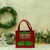 Candy Bag Christmas gift bag lovely Santa Claus gift handbag brushed cloth Christmas decorations wholesale