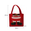 Candy Bag Christmas gift bag lovely Santa Claus gift handbag brushed cloth Christmas decorations wholesale