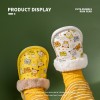 Children's cotton slippers, boys and girls, baby fur slippers, home cartoon children's cotton shoes
