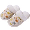 Children's cotton slippers, boys and girls, baby fur slippers, home cartoon children's cotton shoes