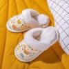 Children's cotton slippers, boys and girls, baby fur slippers, home cartoon children's cotton shoes