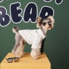 Pet clothes autumn summer white shirt Teddy Chenery than bear dog small dog handsome fashion two legged clothes