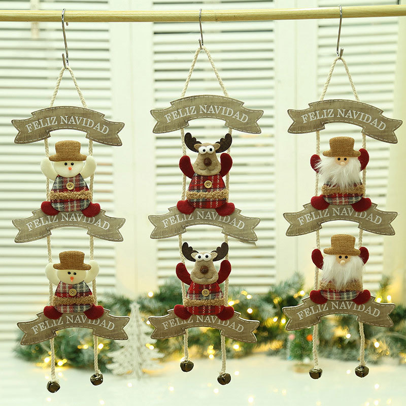 Santa Claus Snowman elk Christmas 2022 Christmas gifts Christmas Tree Pendant