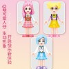 Senbao 604026 Little Ling Toy Star Wish Cake Tree Light Street View Girl Assembling Building Blocks Gift Giveaway