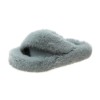 Plus size fall/winter Korean style all-match outer wear flat-bottomed fashion furry factory women's slippers direct supply