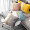 Light luxury sofa pillow cover velvet bedside cushion velvet bedroom living room waist pillow